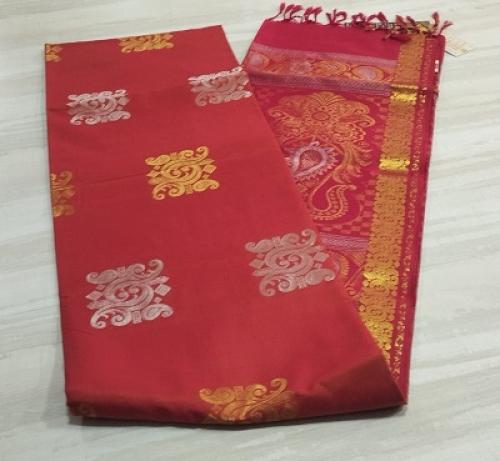 SOFT SILK SAREE WITH BLOUSE